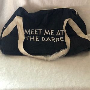 Meet Me At the Barre Gym Bag